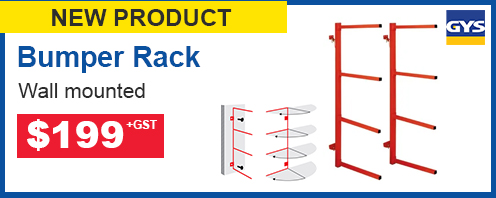 GYS Wall Mounted Bumper Rack